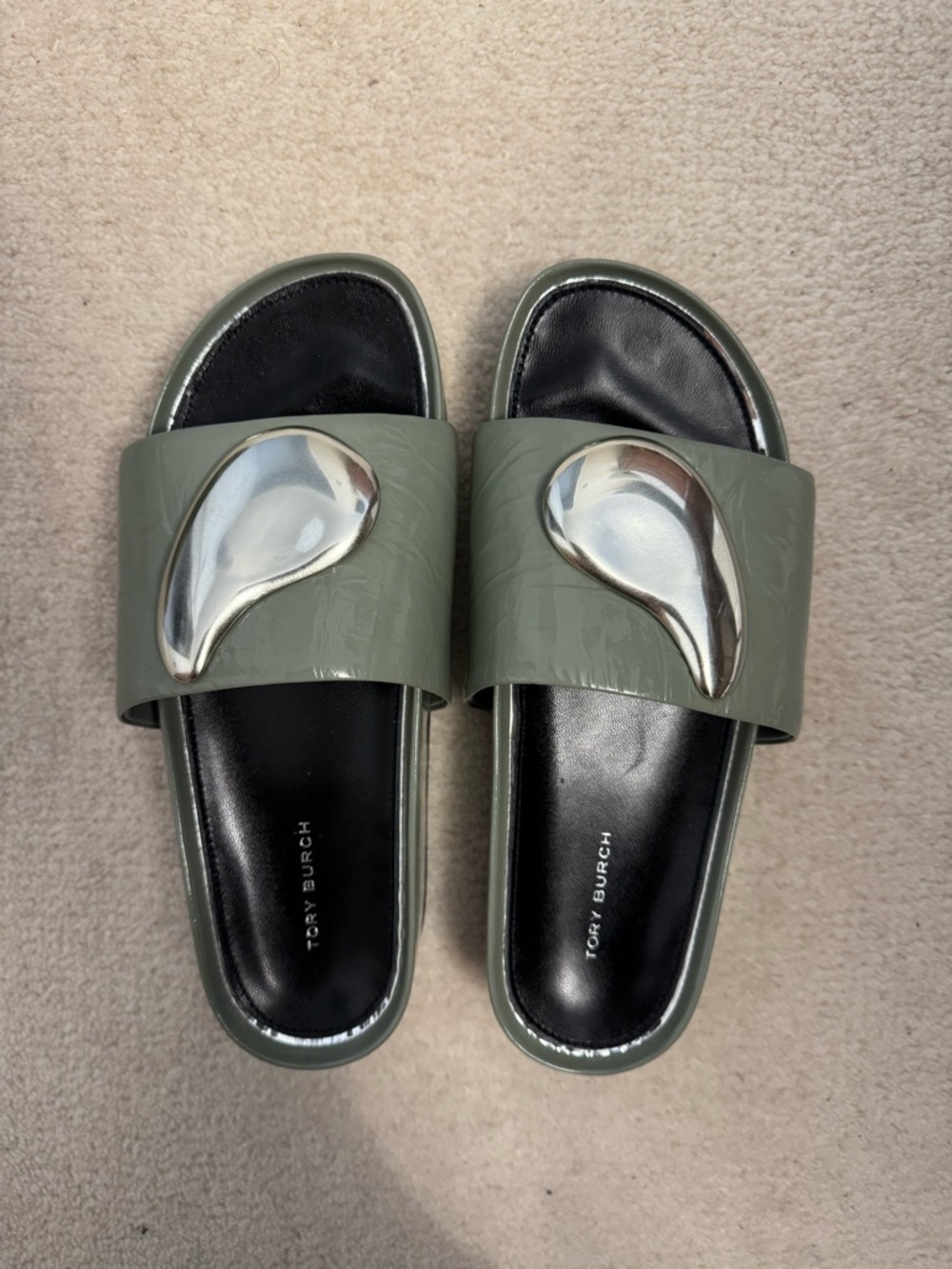 Tory Burch platform slide
